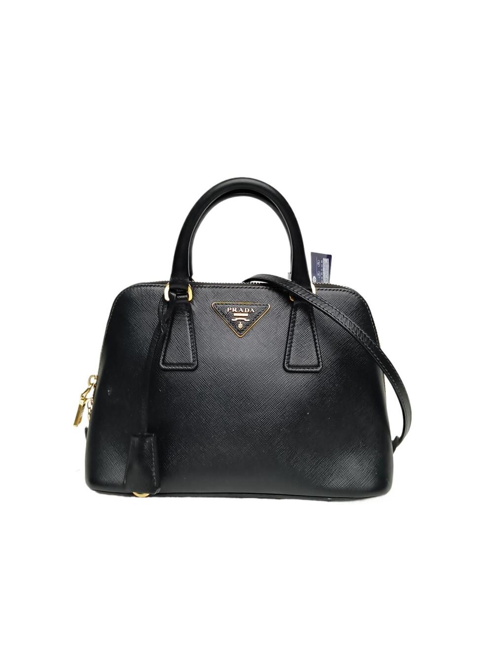 Prada Top Handle Alma Small Size Black #360196P69B